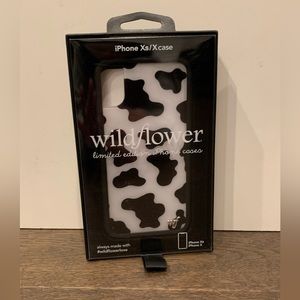 Wildflower moo moo cow iPhone X/XS case